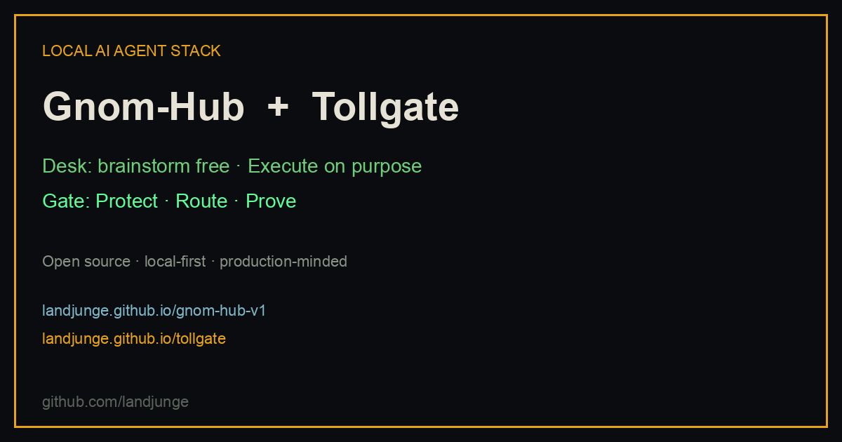 Gnom-Hub + Tollgate stack share card